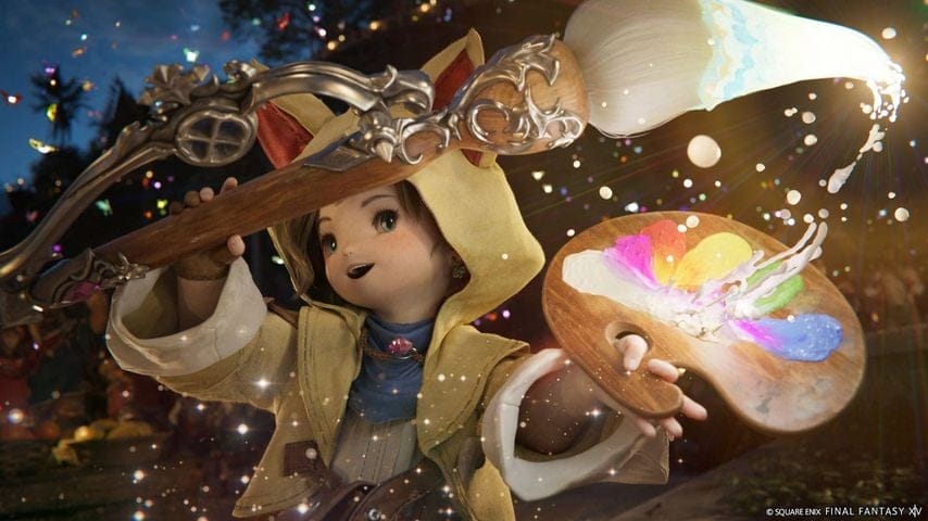 Final Fantasy 14 : Dawntrail révèle le job du Pictomancien