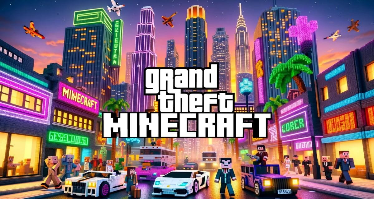 Le trailer de GTA 6 a été recréé dans Minecraft et c'est tout simplement incroyable - Minecraft.fr