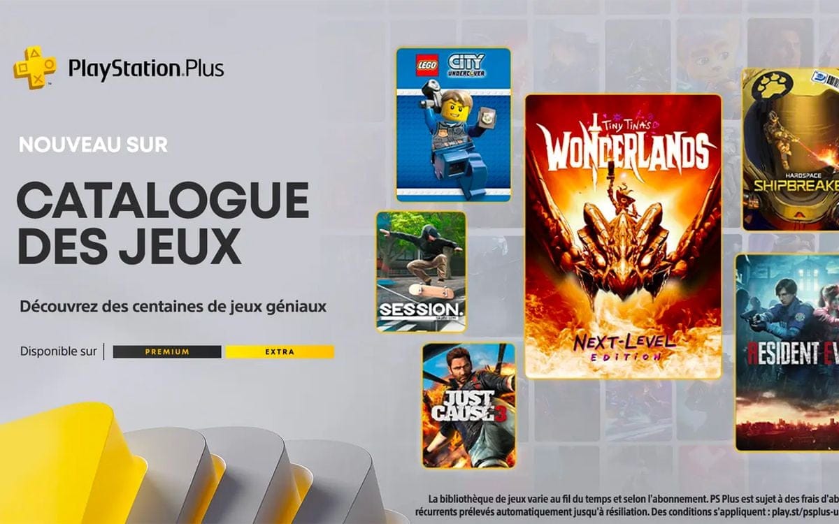 PS Plus Extra/Premium : voici la liste des jeux offerts en janvier 2024