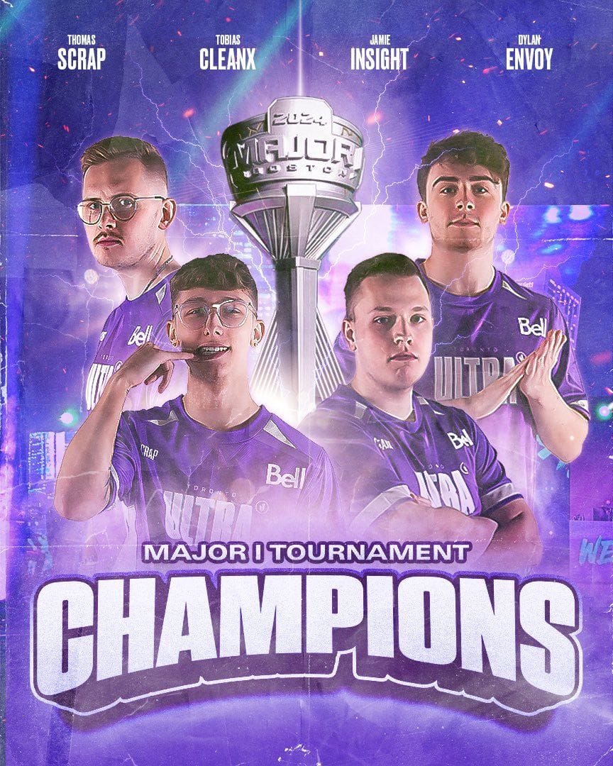 Les Toronto Ultra sont les vainqueurs de la Call of Duty League Major I de 2024.