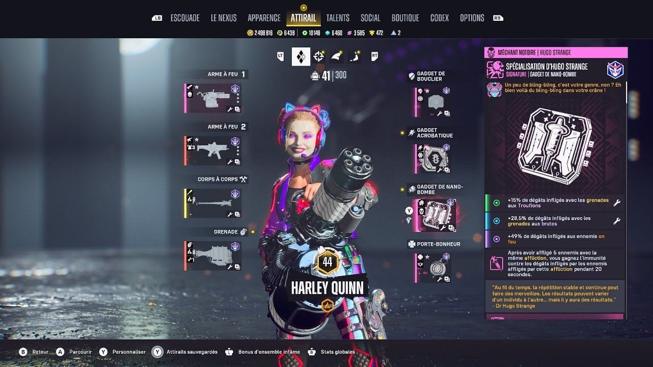 Suicide squad kill the justice league : Build feu Harley quinn