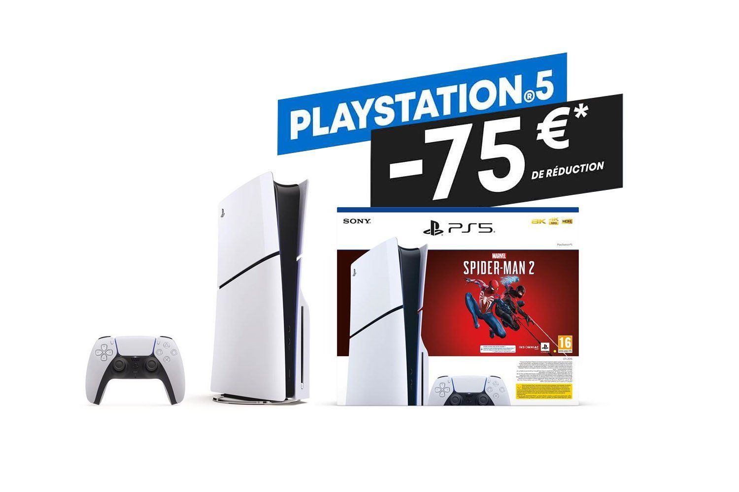 Déjà une grosse baisse de prix sur la PS5 Slim, attention stock limité pour la Saint-Valentin