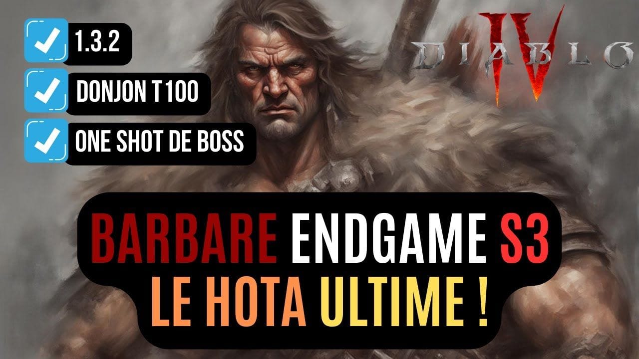 Le Build Du Barbare Marteau Des Anciens Qui Élimine Le Endgame En Un Seul Coup !