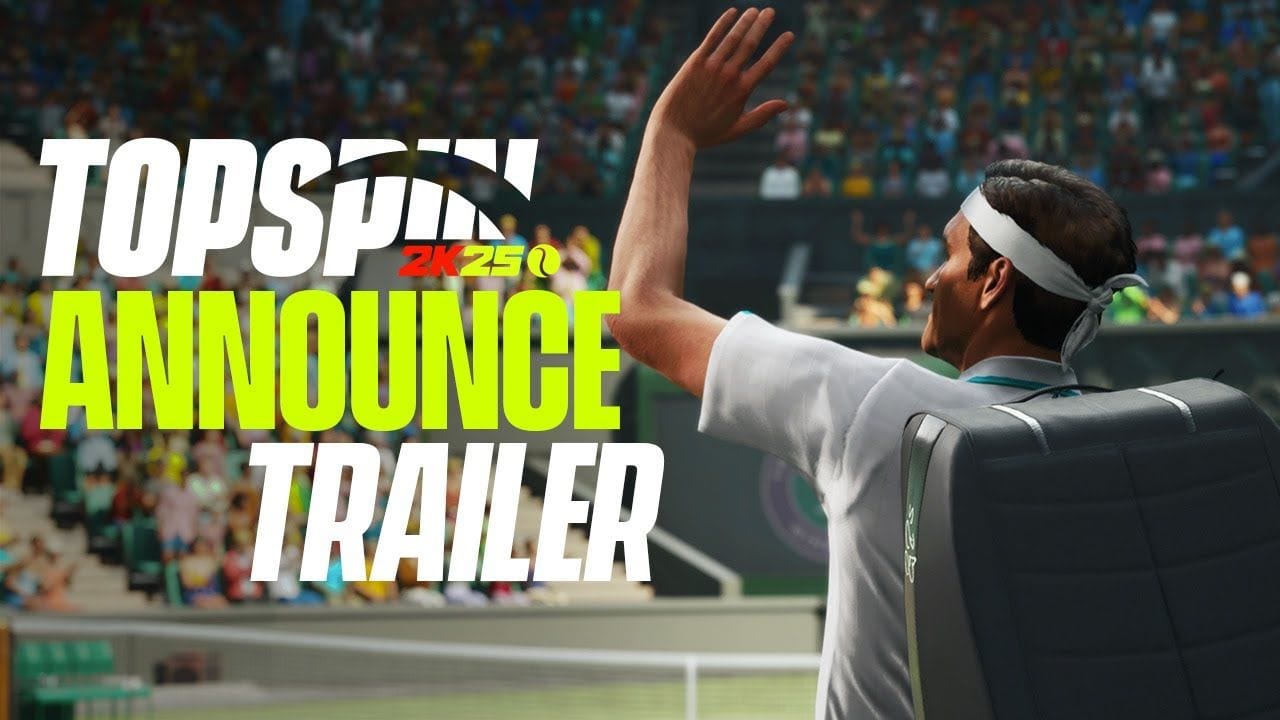 TopSpin 2K25 sortira le 26 avril, premiers détails sur le nouveau jeu de tennis