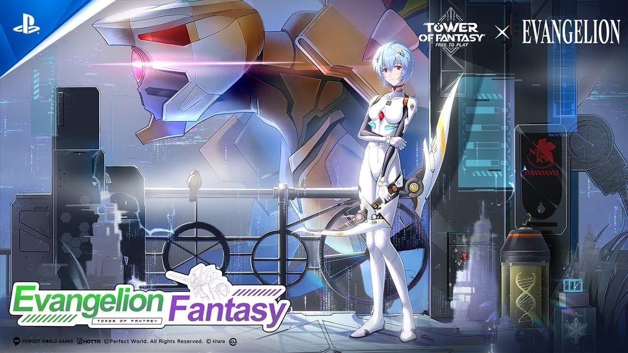 Tower of Fantasy x Evangelion - Rei Ayanami Simulacrum Trailer | PS5 & PS4 Games