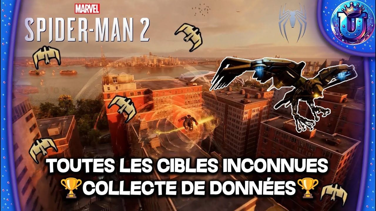 MARVEL'S SPIDER-MAN 2 - Toutes les cibles Inconnues 🏆 Collecte de données 🏆