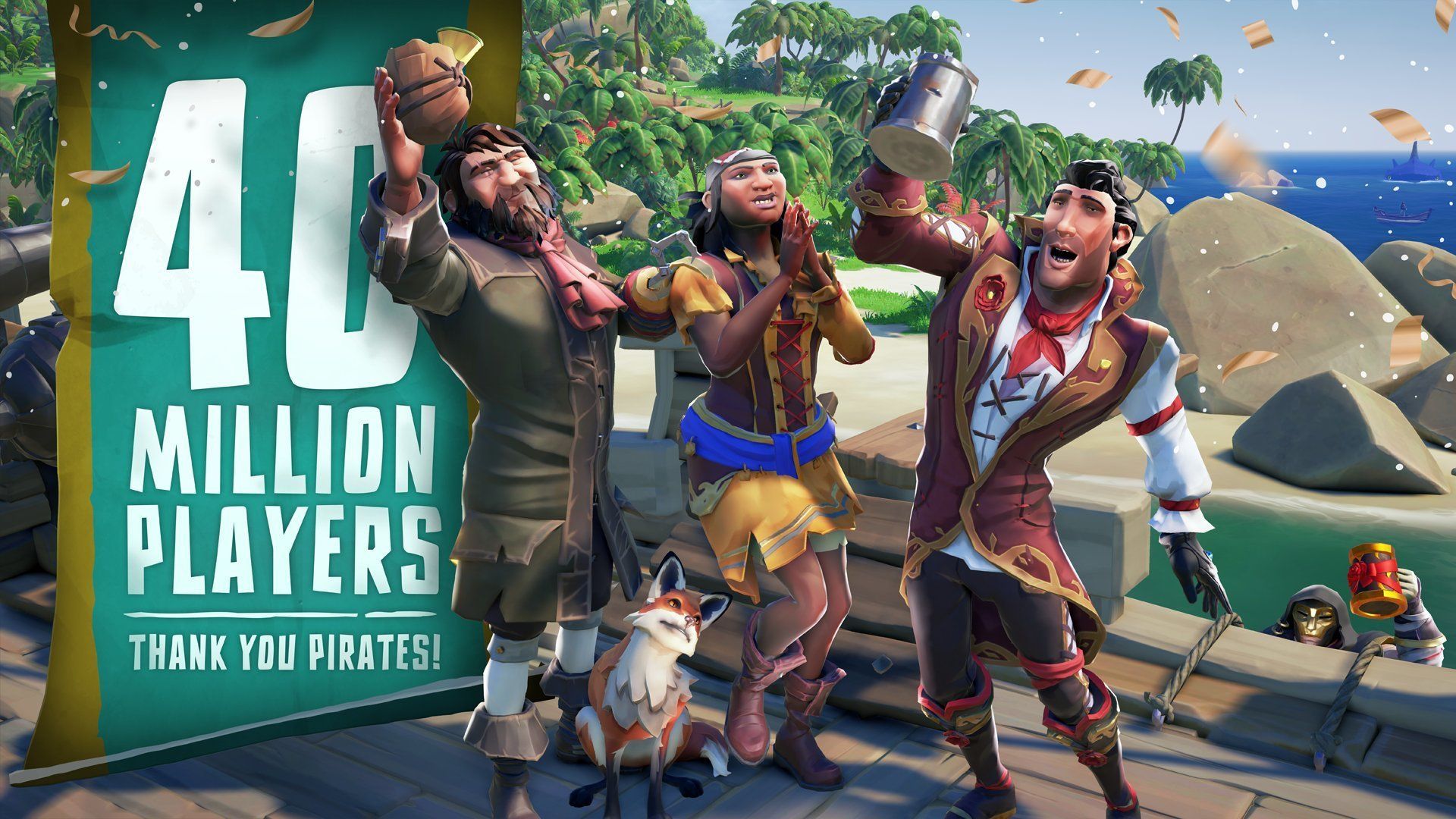 Sea of Thieves passe le cap des 40 millions de boucaniers