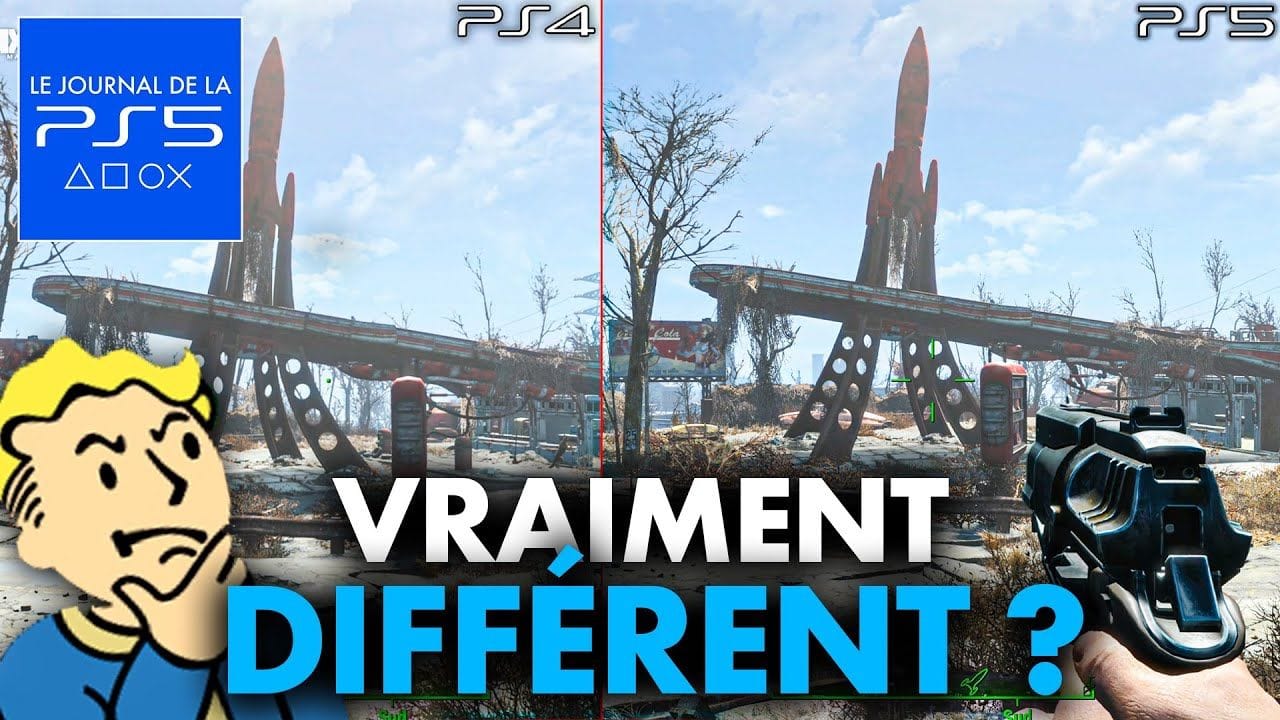 Mise à jour Fallout 4 PS5 : Quelles DIFFÉRENCES GRAPHIQUES sur le jeu ? 🤔 L'heure du comparatif