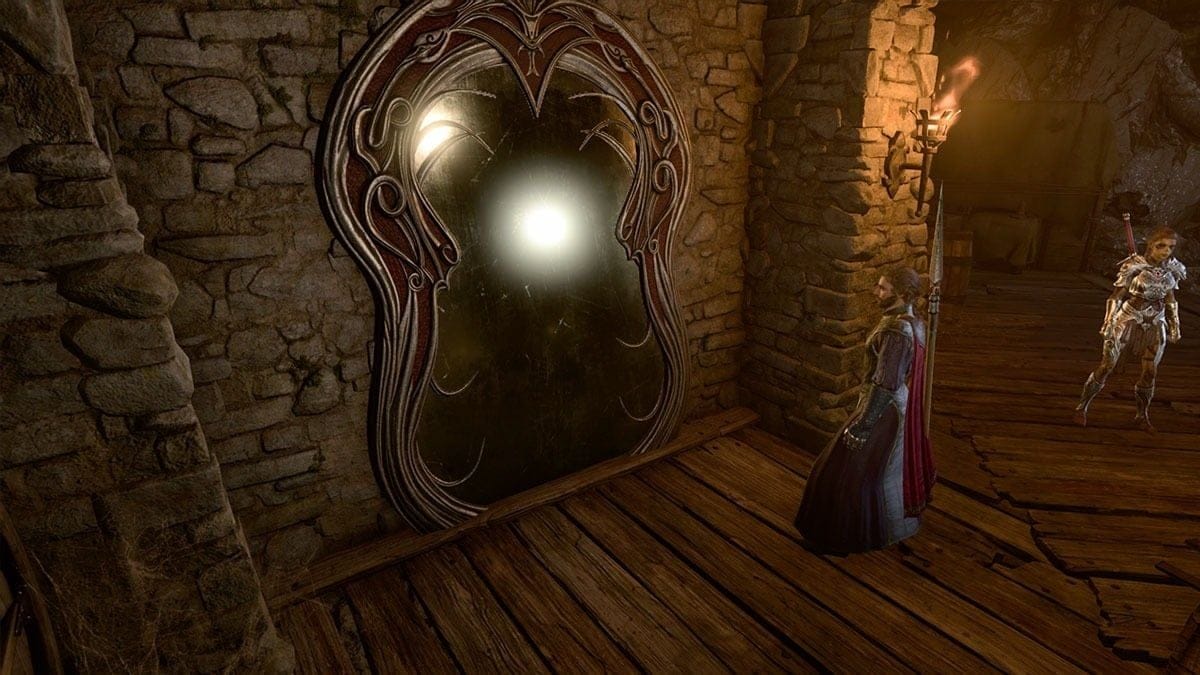 Miroir orné Baldur's Gate 3 : Quelles sont les bonnes réponses pour ouvrir le passage secret ?