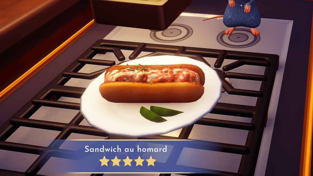 Sandwich au homard Disney Dreamlight Valley : comment préparer cette recette 5 étoiles ?