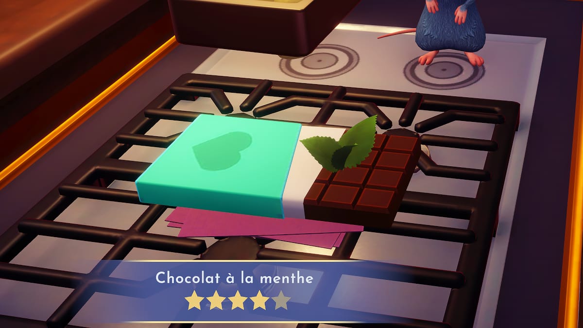 Chocolat à la menthe Disney Dreamlight Valley : comment préparer cette recette 4 étoiles ?