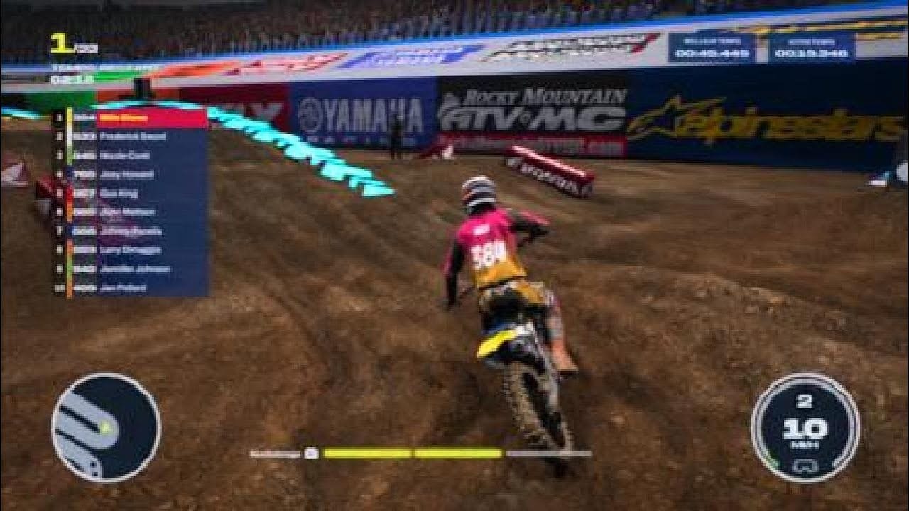 Monster énergy Supercross 6 Modes Carrière Top 1