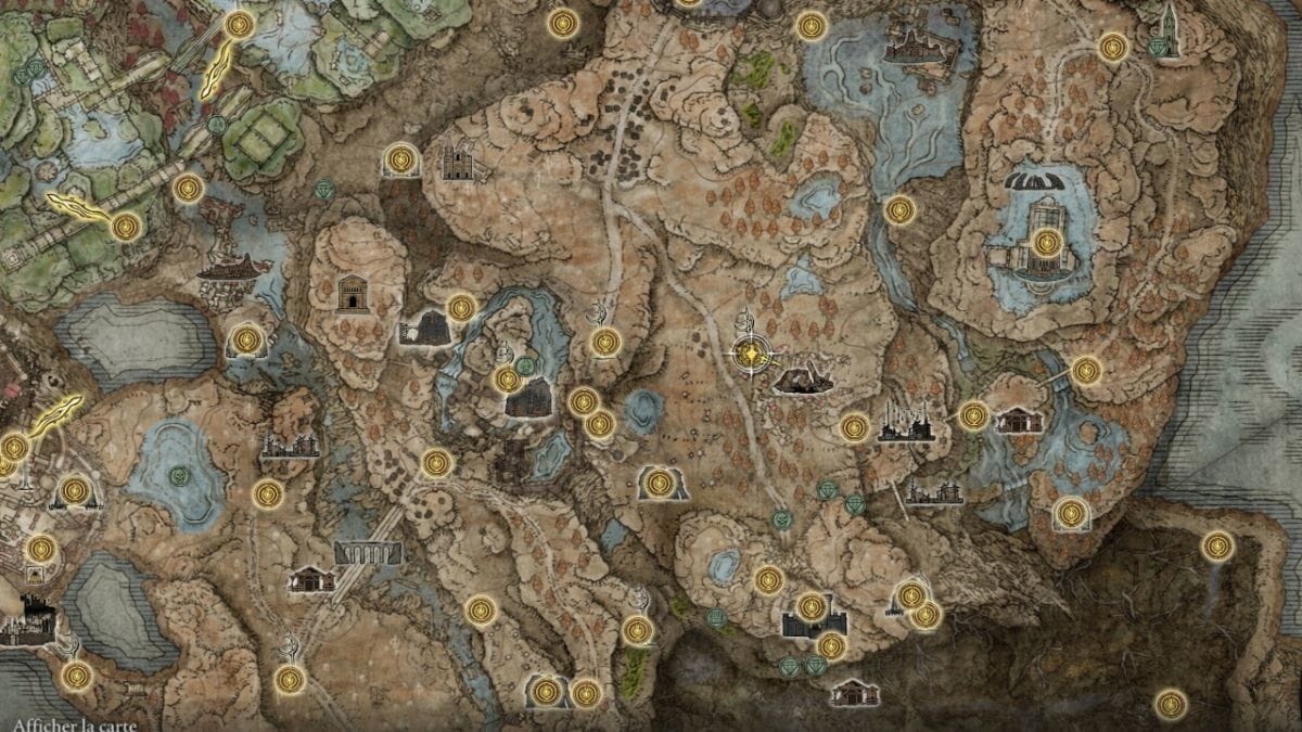 Carte Elden Ring DLC : Régions, accès cachés, croix de Miquella... Comment retirer le nuage de guerre dans Shadow of the Erdtree ?