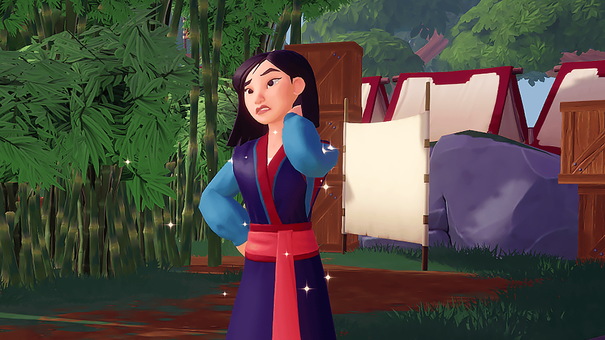 Mulan Disney Dreamlight Valley : galets, pizza végétarienne, grenat... Toutes les quêtes de Mulan