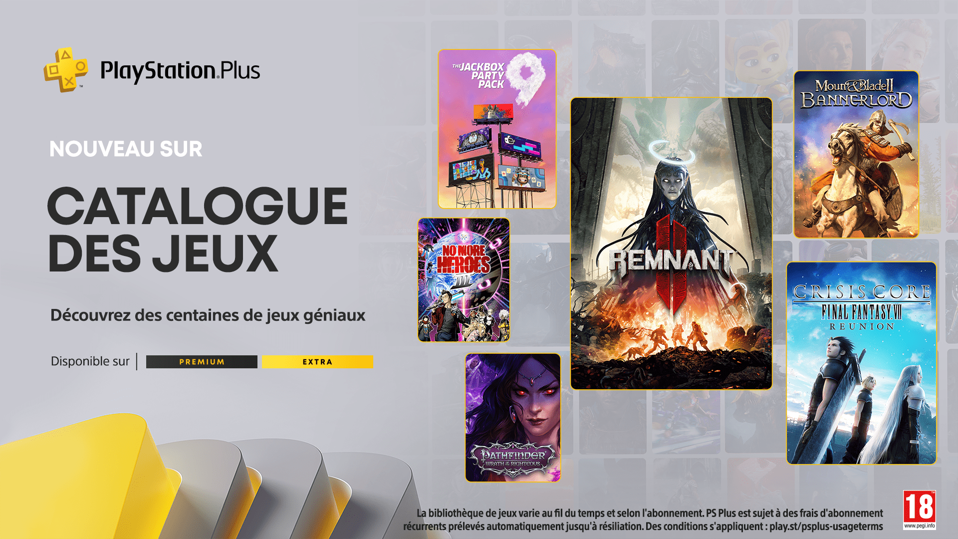 Catalogue des jeux PlayStation Plus pour juillet : Remnant II, Crisis Core – Final Fantasy VII – Reunion et plus encore