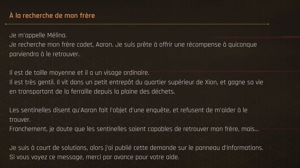 A la recherche de mon frère