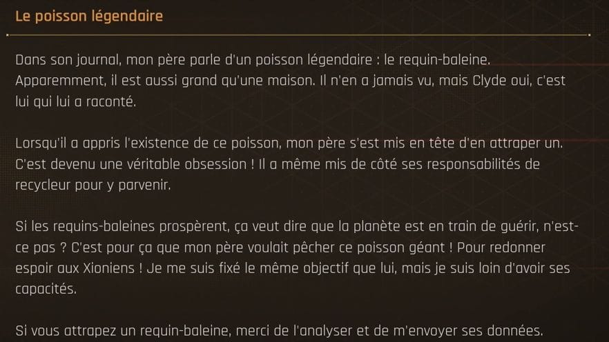 Le poisson légendaire