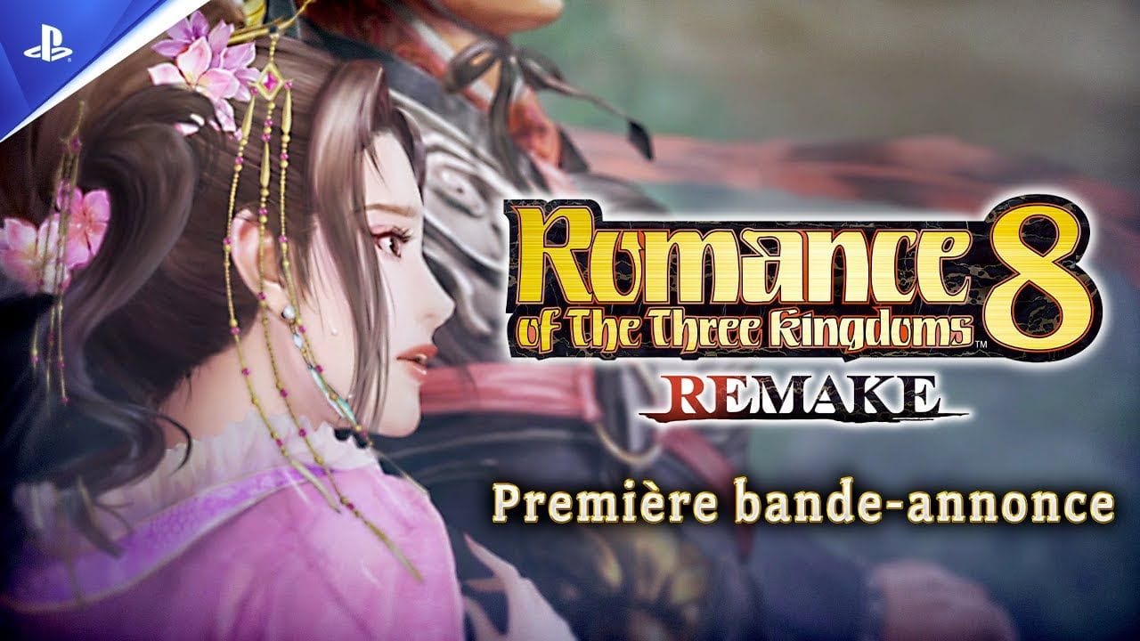 ROMANCE OF THE THREE KINGDOMS 8 Remake - Trailer d'annonce | PS5, PS4