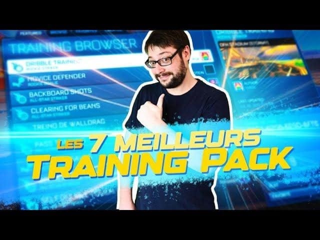 7 TRAINING PACK POUR DEVENIR UN MONSTRE SUR ROCKET LEAGUE