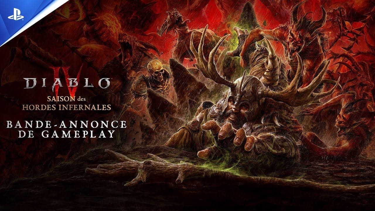 Diablo IV - Trailer de gameplay de la Saison des hordes infernales | PS5, PS4