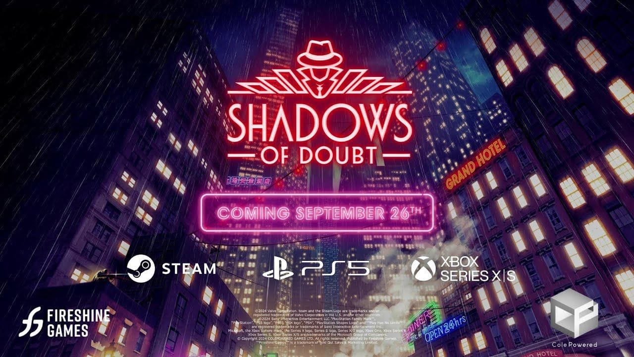 Le jeu d'enquête Shadows of Doubt a désormais une date de sorte définitive sur PC et consoles