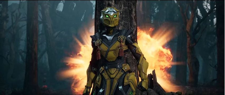 Mortal Kombat 1 : Khaos Reigns présente le gameplay de Cyrax