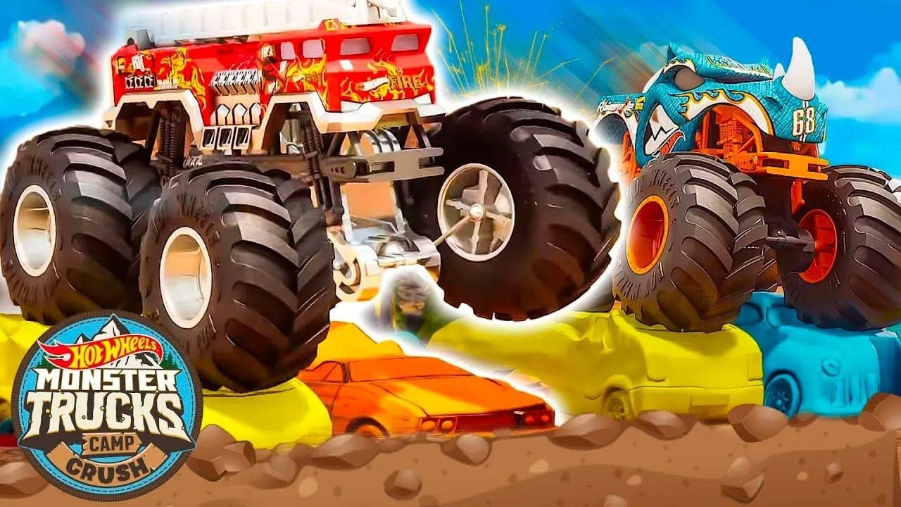 Les Monster Trucks s'affrontent pour devenir le champion ultime des Monster Trucks !