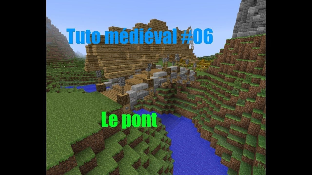 Minecraft - Construire un village médiéval de A à Z #06 - Le pont