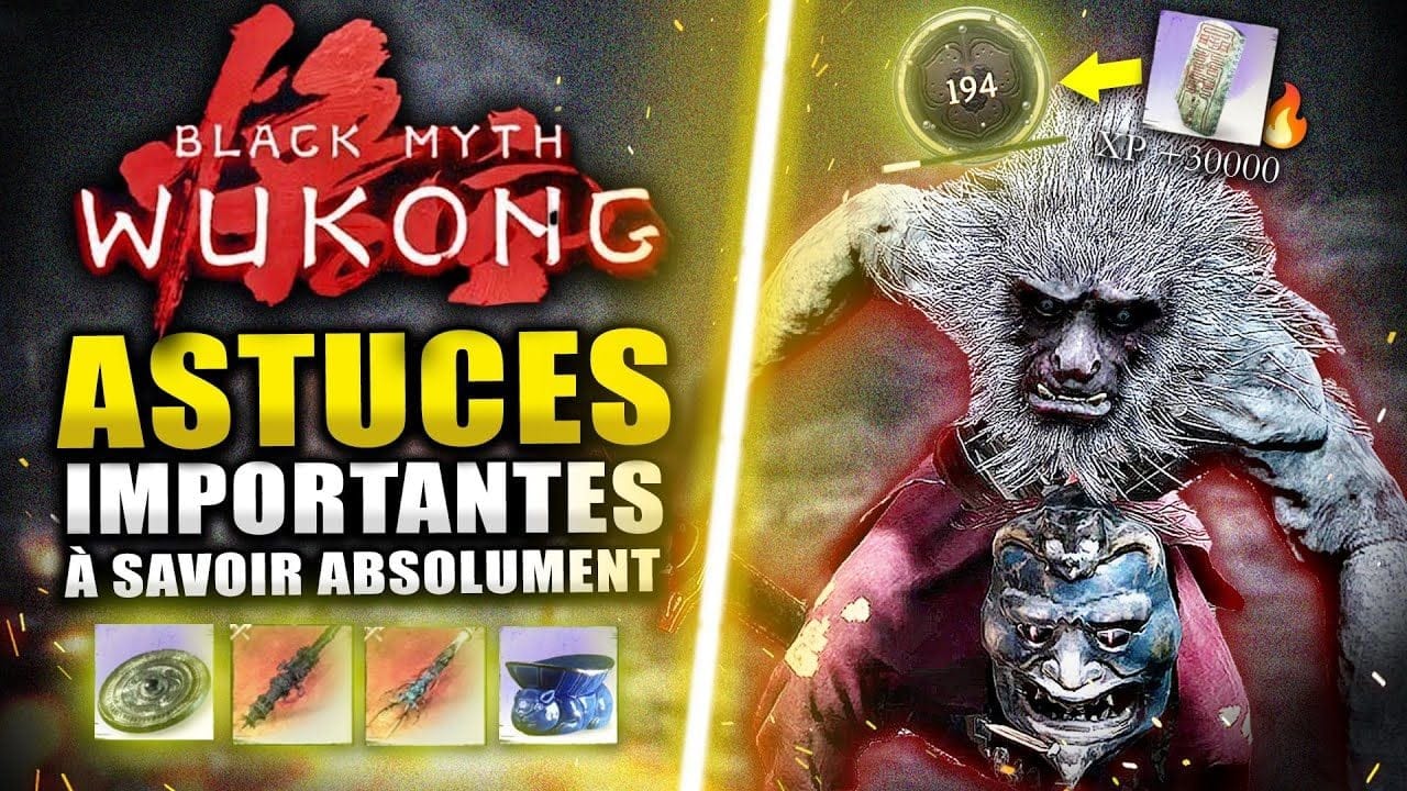 Black Myth Wukong : 5 ASTUCES que J'aurai Aimé SAVOIR AVANT ! (MEILLEUR FARM XP)