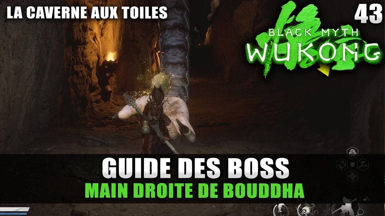 Black Myth Wukong : Guide BOSS : Main droite de Bouddha (Stratégie COMBAT) Falaise de l'Oubli