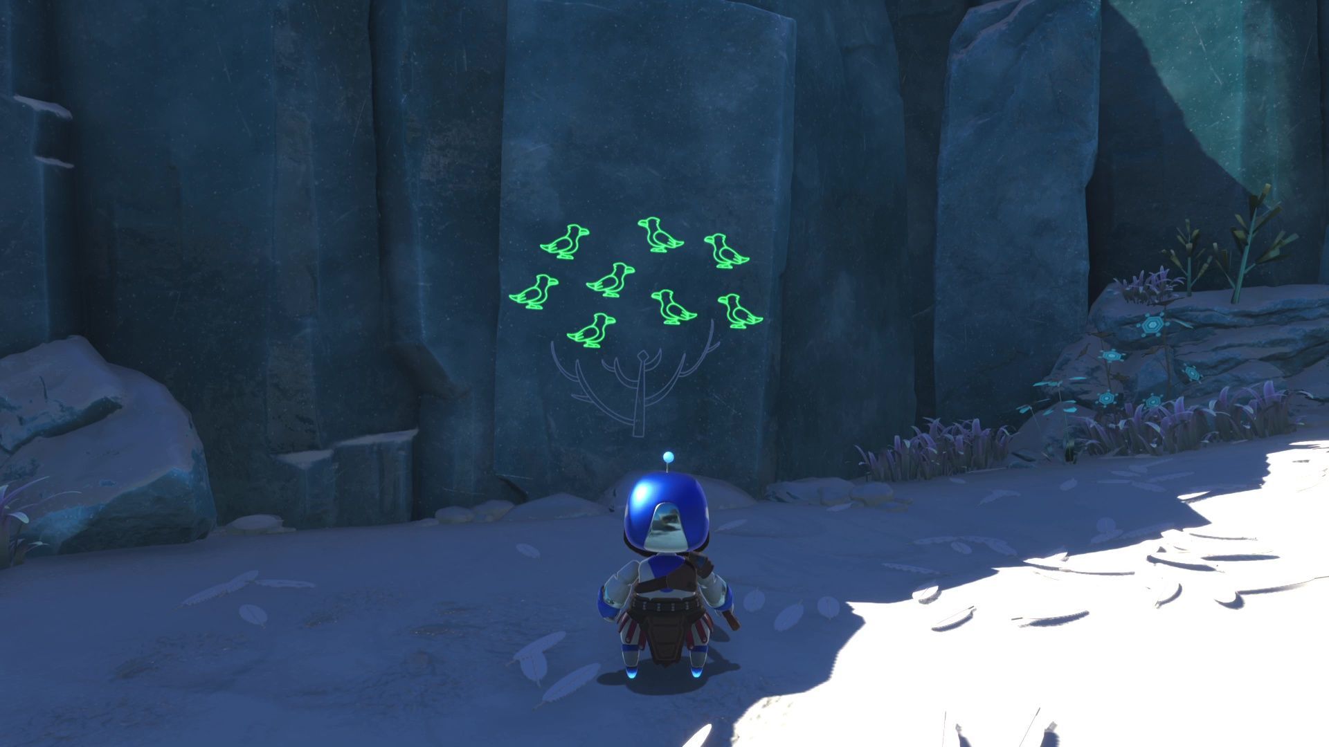 Emplacement des 8 corbeaux (Les yeux du Père de tout) | Astro Bot