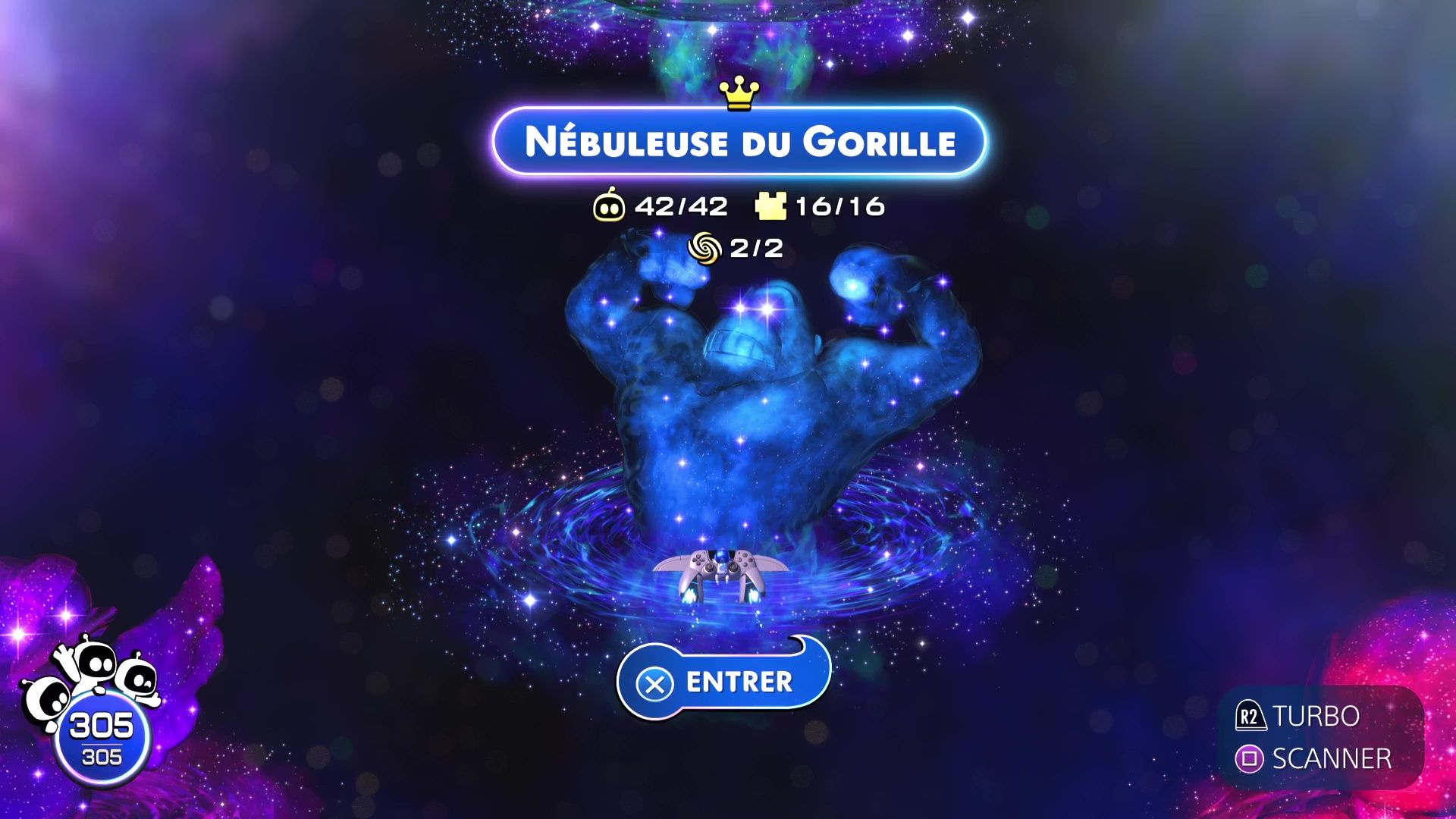 Toutes les pièces de puzzle de la Nébuleuse du Gorille | Guide Astro Bot