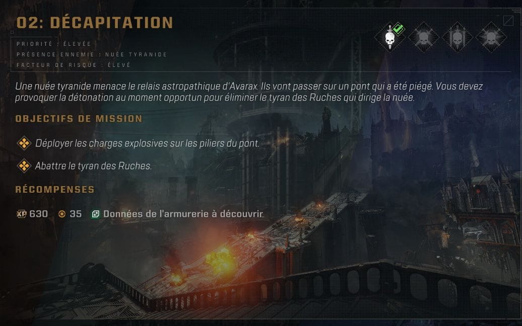 Décapitation (deux plaques de données)