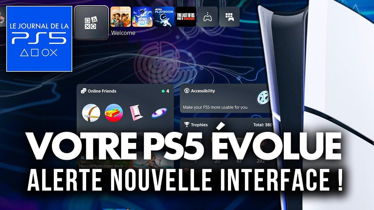 PS5 : Votre CONSOLE ÉVOLUE ! La NOUVELLE INTERFACE arrive 🔥