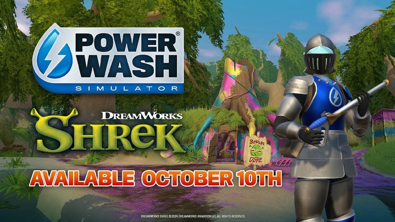 PowerWash Simulator : Un nouveau DLC qui sent divinement bon l'ogre Shrek