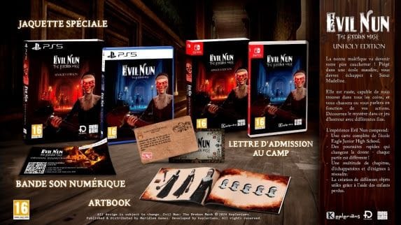 GEEKNPLAY - Evil Nun : The Broken Mask - L'édition physique arrive sur PlayStation 5 et Nintendo Switch