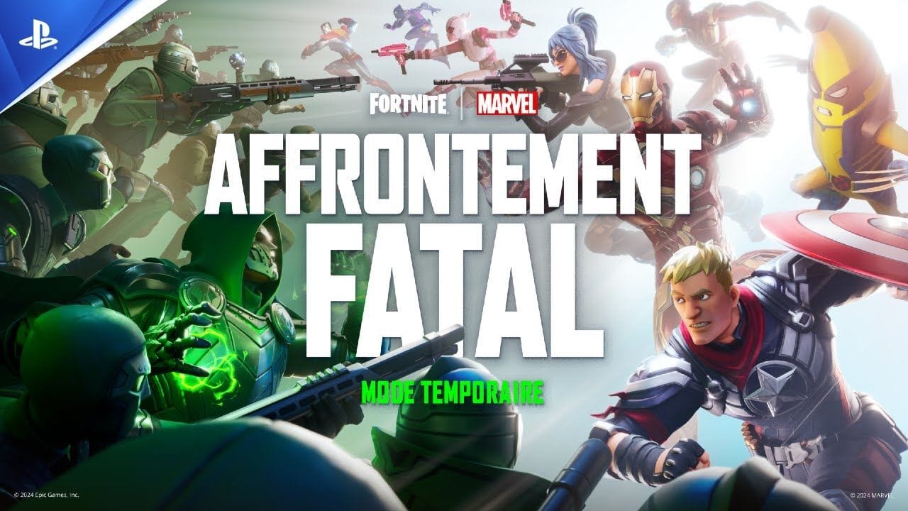 Fortnite - Trailer du nouveau mode temporaire Fortnite x Marvel - Affrontement fatal | PS5, PS4