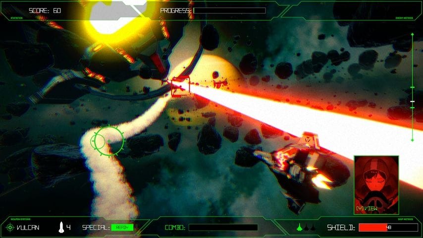 Rogue Flight est un jeu de tir spatial inspiré par les séries animées de jadis