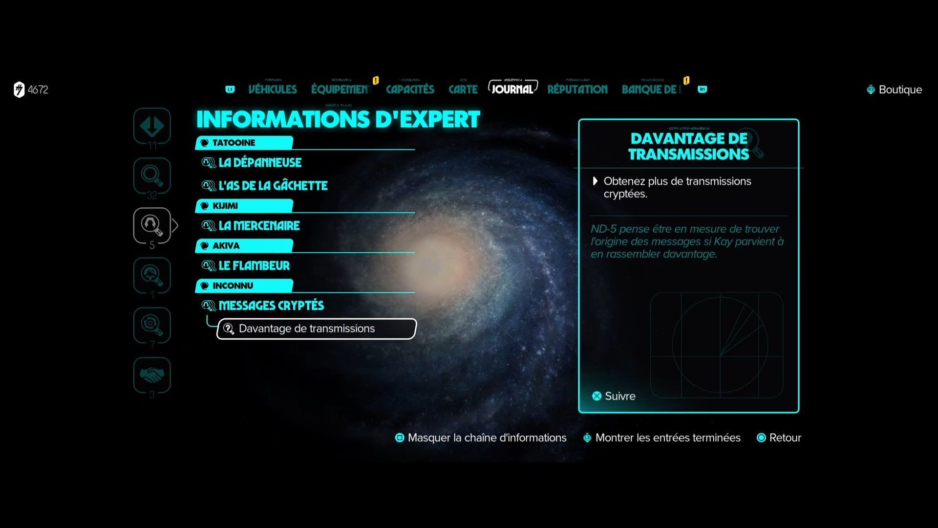 Toutes les Transmissions - Star Wars Outlaws
