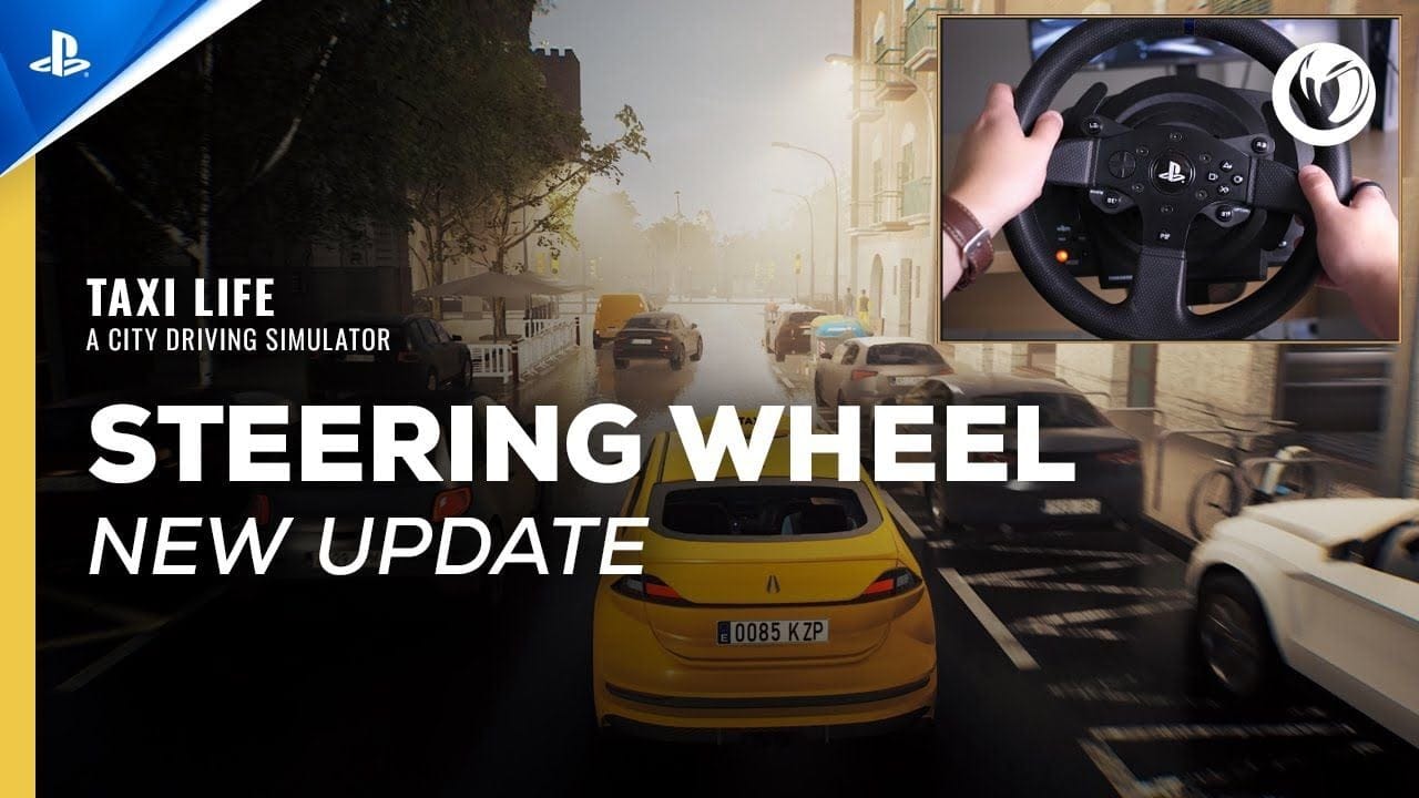Taxi Life: A City Driving Simulator - Steering Wheel Update | PS5 Games