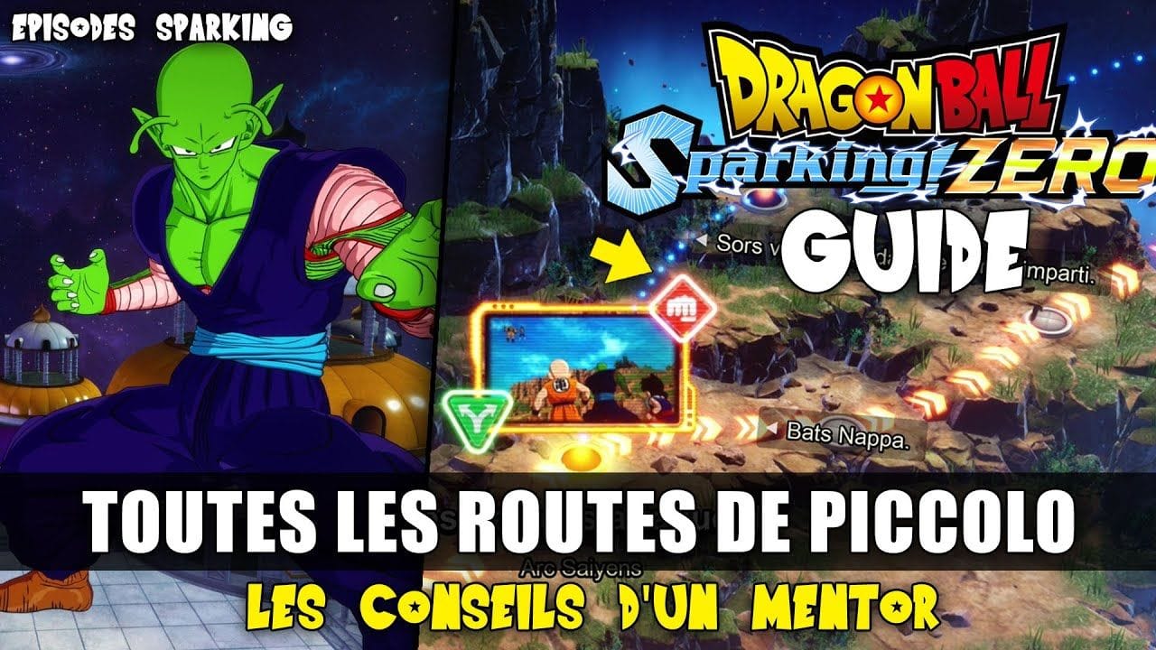 Dragon Ball: Sparking Zero : Guide 100% - TOUTES les Routes de PICCOLO (🏆 Chapitres Sparking)