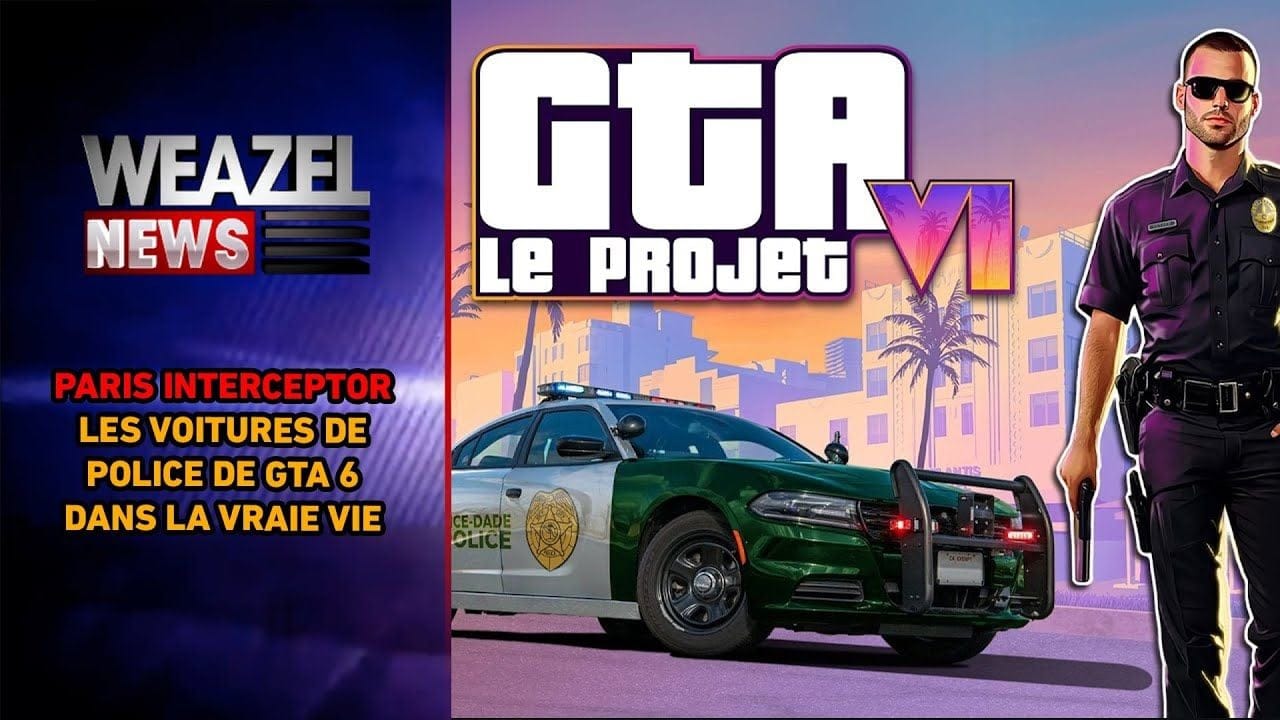 LES VOITURES DE POLICE DE GTA 6 DANS LA VRAIE VIE : LE PROJET FOU DE PARIS INTERCEPTOR