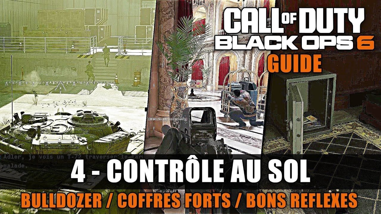 Call Of Duty Black Ops 6 : 4 - CONTRÔLE AU SOL 🏆 Bulldozer & COFFRES IMPORTANTS (Guide Trophées)