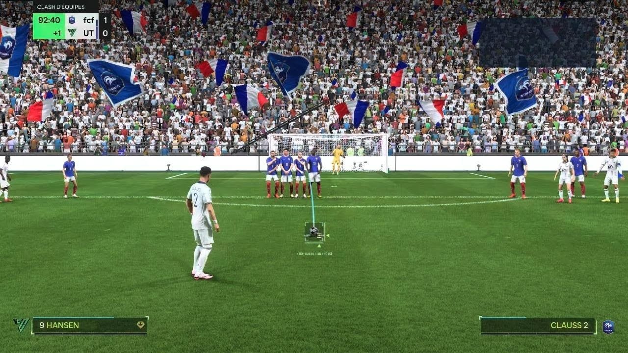 EA SPORTS FC 25 Superbe coup franc De Jonathan Clauss
