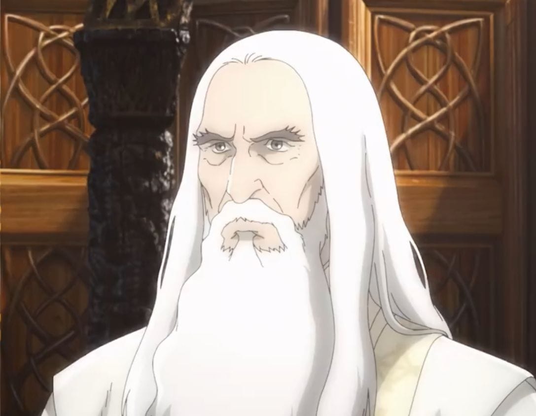 Christopher Lee reprend le rôle de Saroumane dans The Lord of the Rings: The War of the Rohirrim
