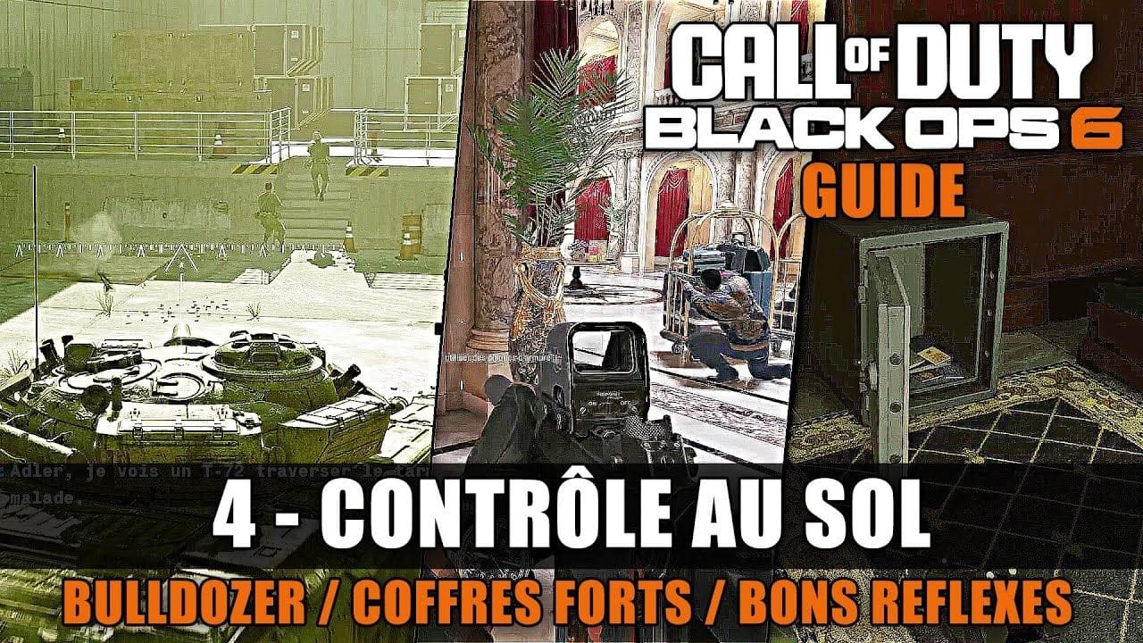 Call Of Duty Black Ops 6 : 4 - CONTRÔLE AU SOL 🏆 Bulldozer & COFFRES IMPORTANTS (Guide Trophées)