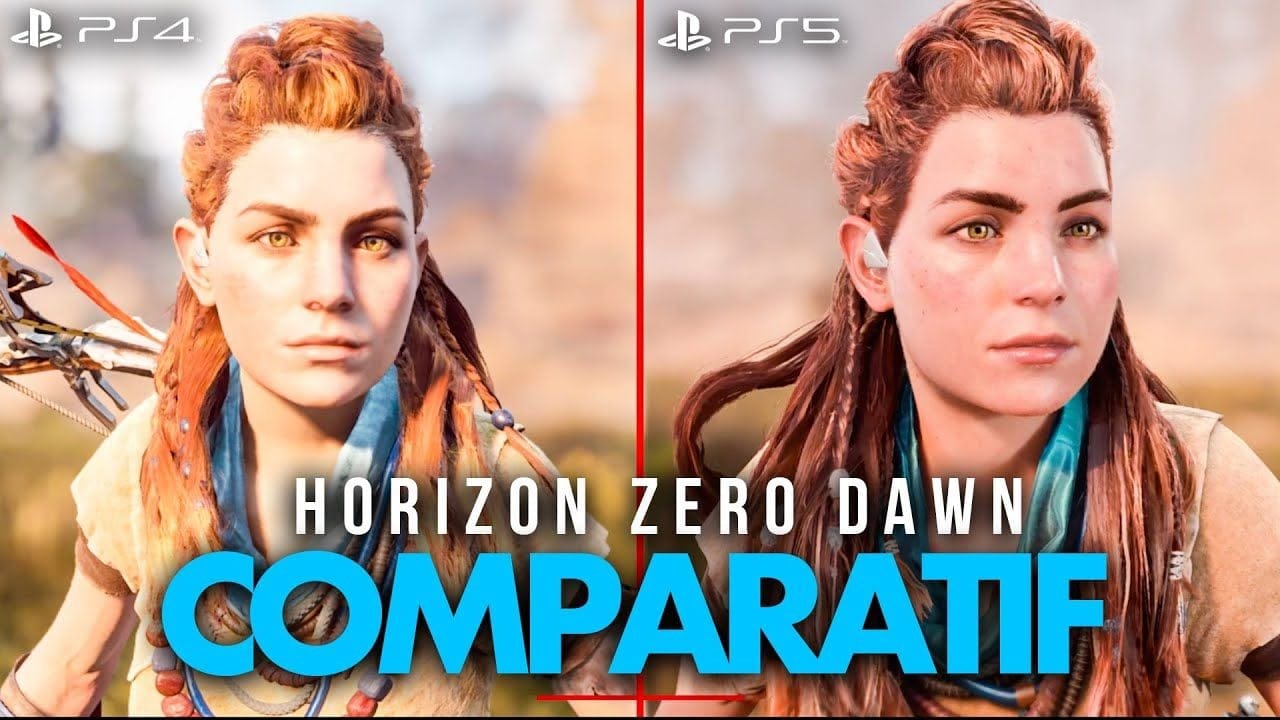 Horizon Zero Dawn Remastered : C'est le JOUR et la NUIT ?😳Version PS4 VS Version PS5 Comparatif 4K60