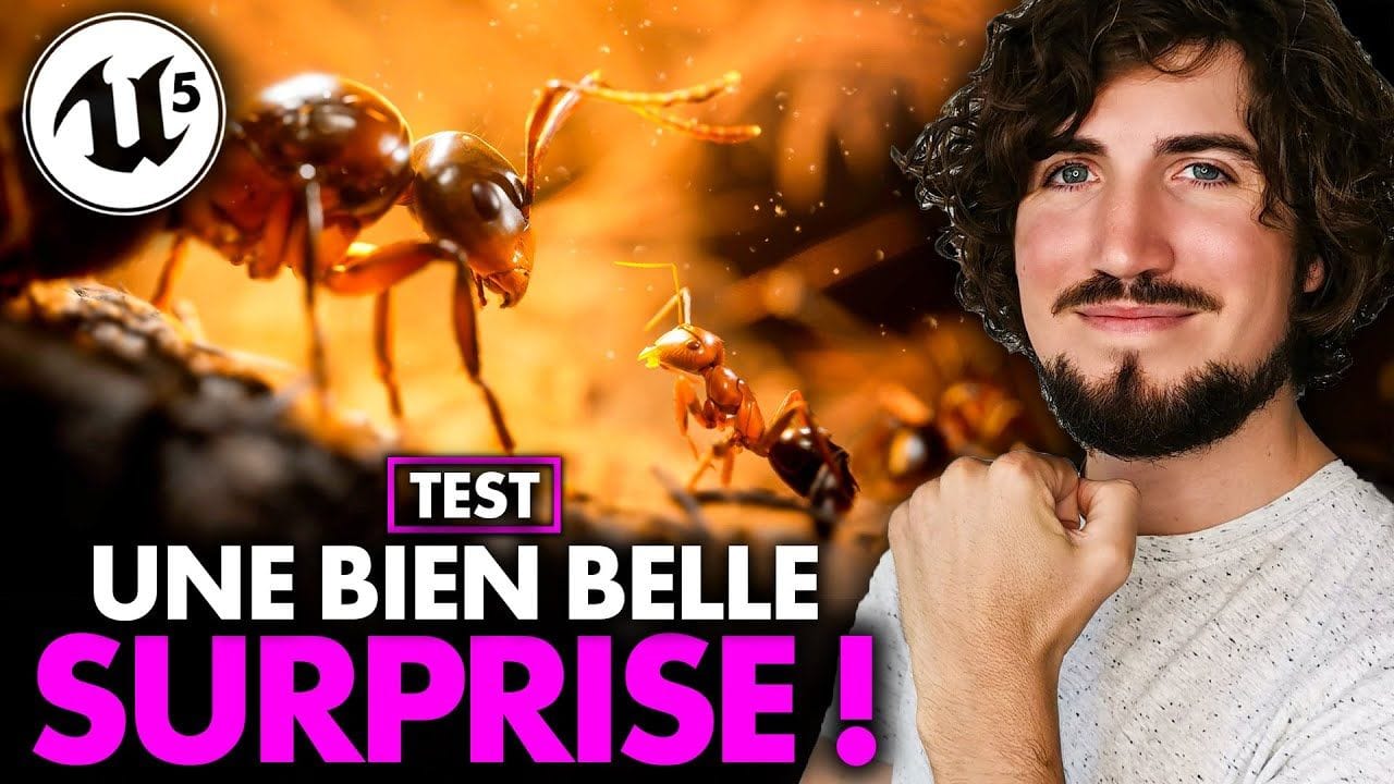 TEST (Unreal Engine 5) Les Fourmis : C'est BEAU et c'est une BELLE SURPRISE !