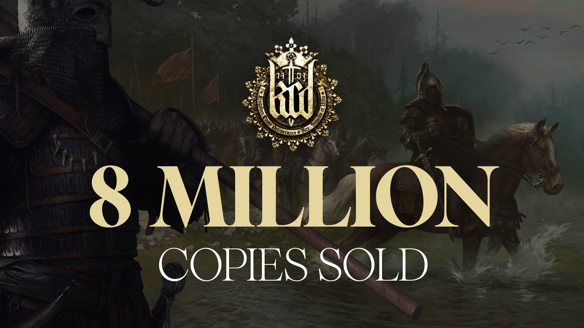 Kingdom Come: Deliverance s'est vendu à plus de 8 millions d'exemplaires