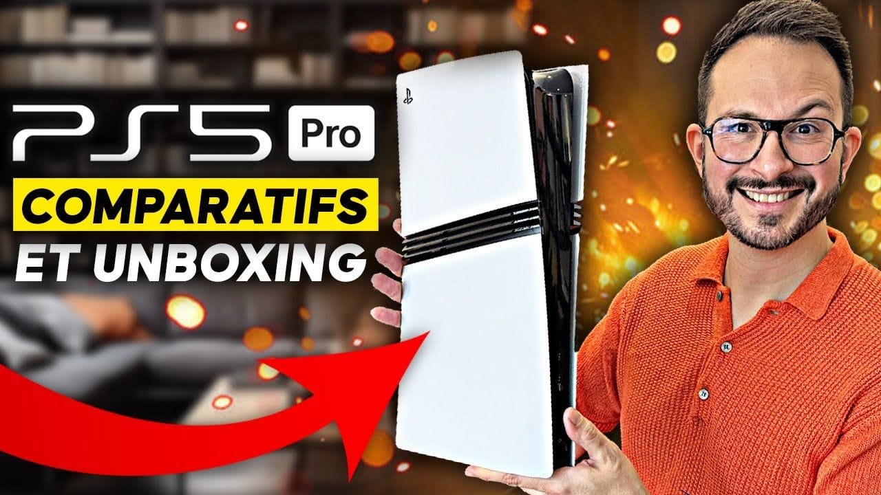 PS5 PRO 🚨 Comparatifs avec PS5 et PS5 Slim + Unboxing de la PlayStation 5 Pro en 4K